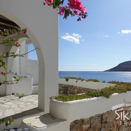 Seaside Traditional Cycladic House Szíkinosz Kültér fotó