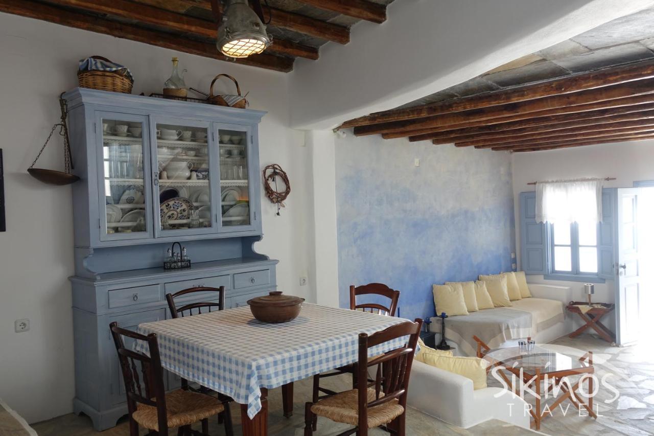 Seaside Traditional Cycladic House Szíkinosz Kültér fotó